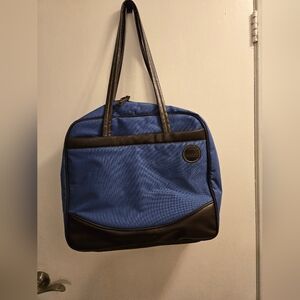 Mimi Memories in Motion Blue Scrap booking Craft Organizer Storage Tote Bag.